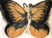 Louis Lcart Butterfly cents oil painting